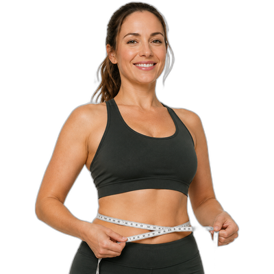 Woman measuring waist — weight-loss treatment that works