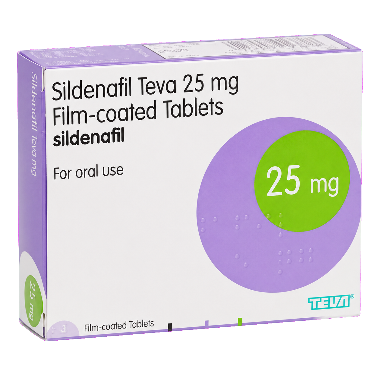 Sildenafil 25 mg box