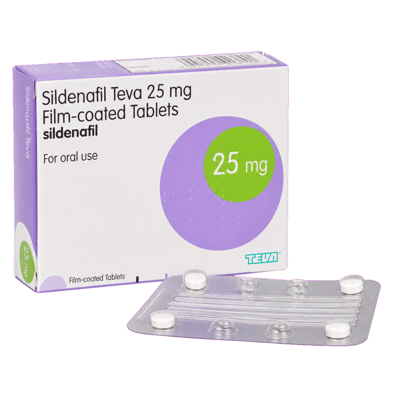 Sildenafil 25 mg tablets