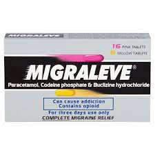 Migraleve Pink & Yellow Migraine Tablets