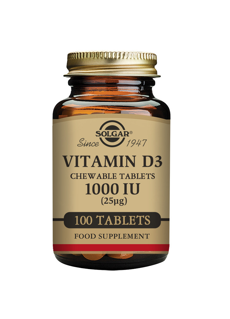 Vitamin D3 1000 IU Daily Tablets